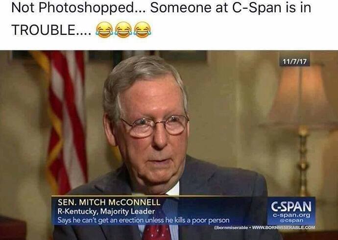 McConnell erection LOL