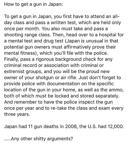 GET A GUN IN JAPAN