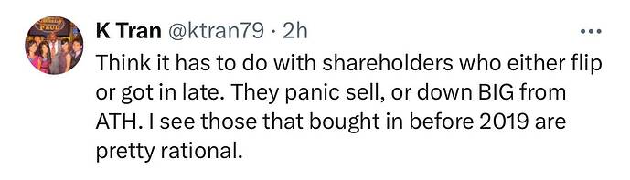 Danny Le on X I'm a huge $TSLA bull. I've only bought, never sold, but my interactions with some other bulls on X the past mon