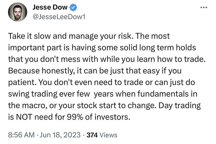 Jesse Dow on Twitter How my investment journey started and grew into what it is today. It all began shortly before the 2000 Do