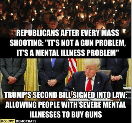 republicans and mental illness gun buying